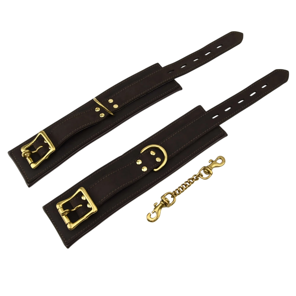 BOUND Nubuck Leather Wrist Restraints