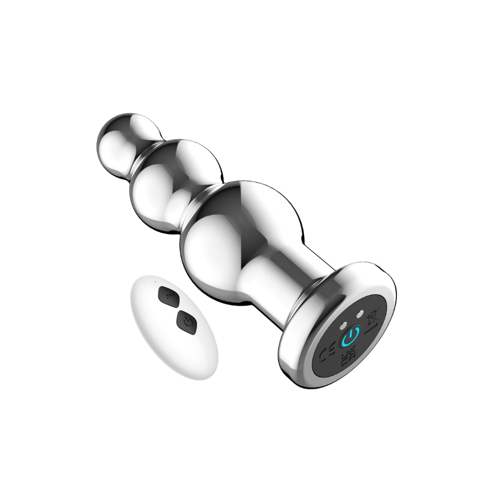 Toosh Remote Controlled Metal Vibrating Anal Beads