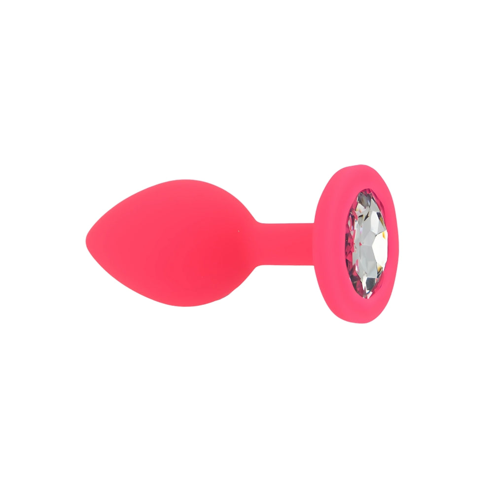 Toosh Pink Silicone Butt Plug Small