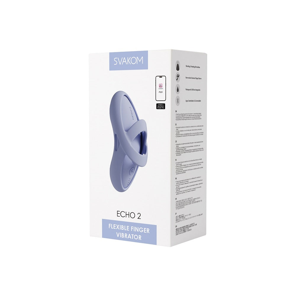 Svakom Echo 2 Finger Vibrator Blue